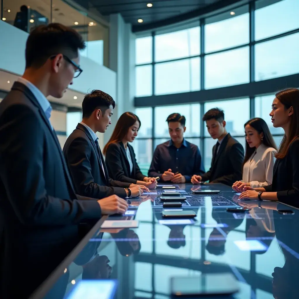 Modern office environment